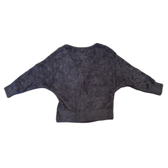 0918 Large Brown Beaded Embellished cardigan 3/4 sleeves sweater Preppy Academia - Picture 4 of 10